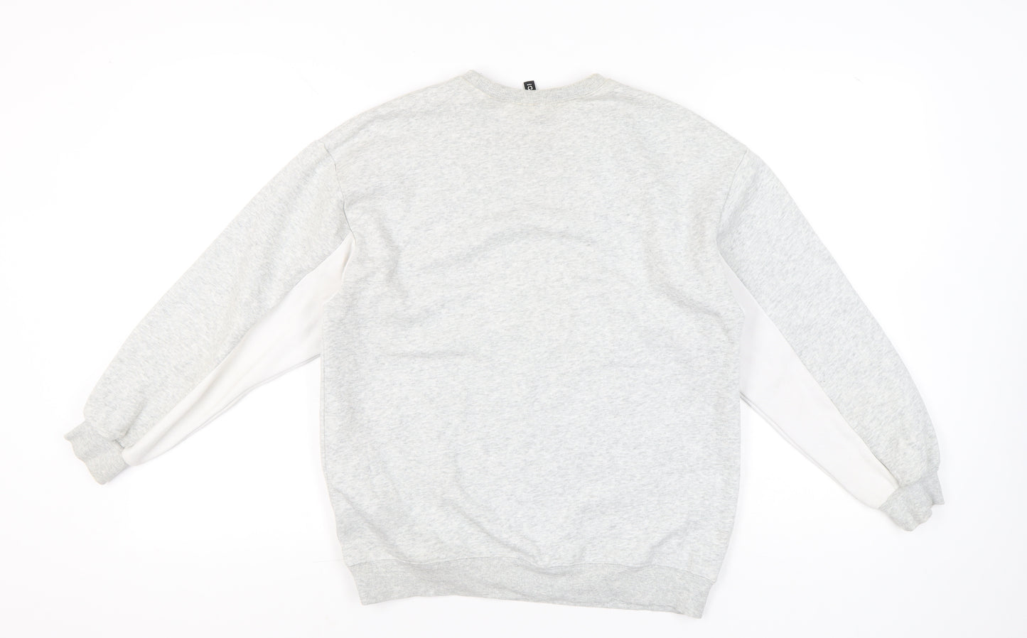 H&M Divided Womens Grey White USA Print Sweatshirt XS