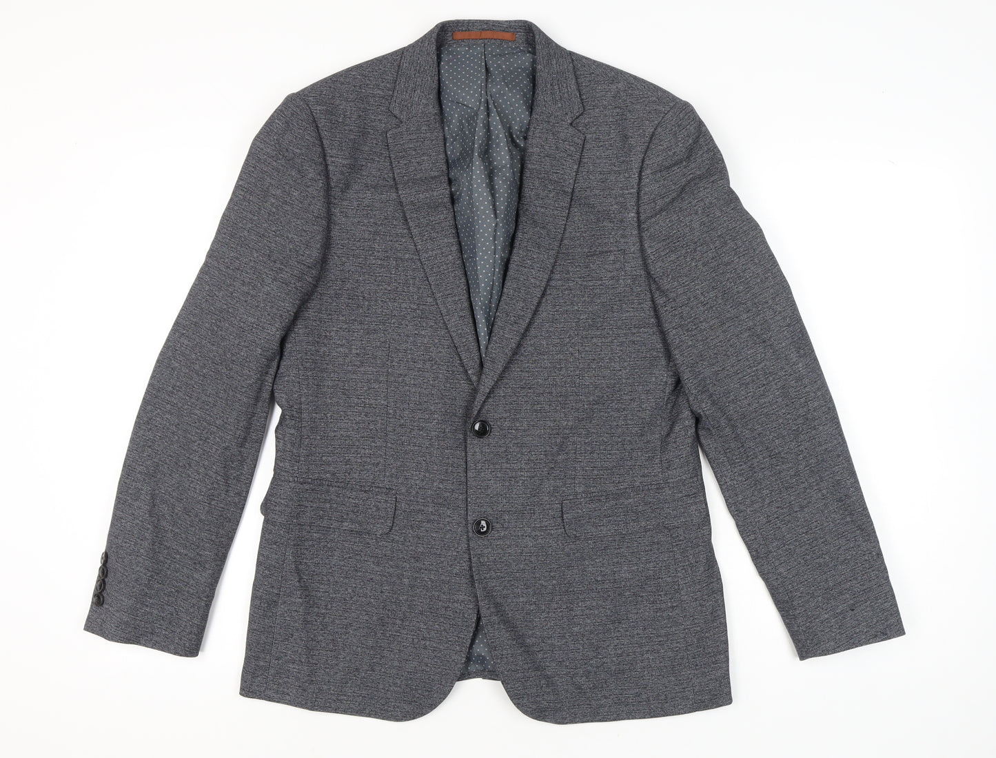 Burton Menswear Men Grey Skinny Fit 40R Blazer Jacket