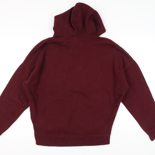 Primark Womens Red Hoodie Size 12 Amazing Graphic Pullover