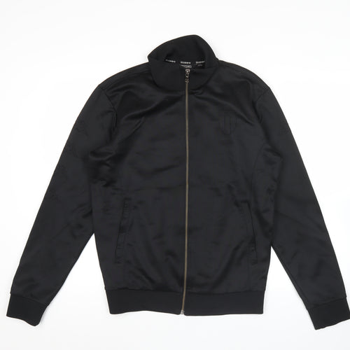 Kappa Mens Black Track Jacket Size M Regular Fit Italia Sportswear