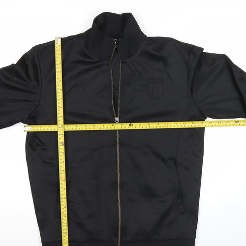 Kappa Mens Black Track Jacket Size M Regular Fit Italia Sportswear