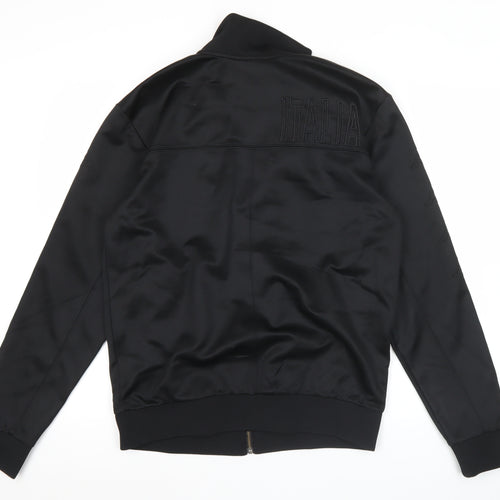 Kappa Mens Black Track Jacket Size M Regular Fit Italia Sportswear