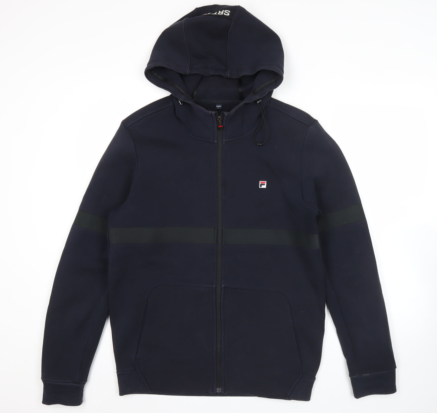 Fila Men's Blue Full Zip Hoodie Size M Regular Fit Sportswear