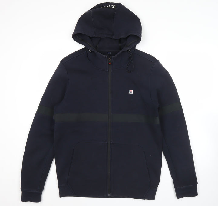 Fila Men's Blue Full Zip Hoodie Size M Regular Fit Sportswear