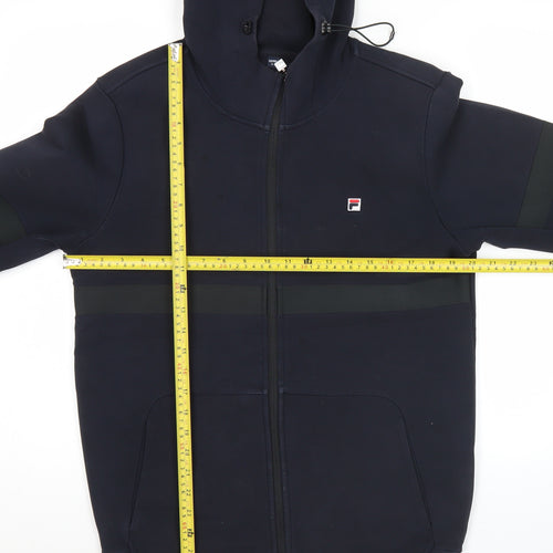 Fila Men's Blue Full Zip Hoodie Size M Regular Fit Sportswear
