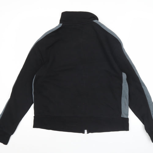 Puma Unisex Black XL Track Jacket Full Zip Fleece Sportswear