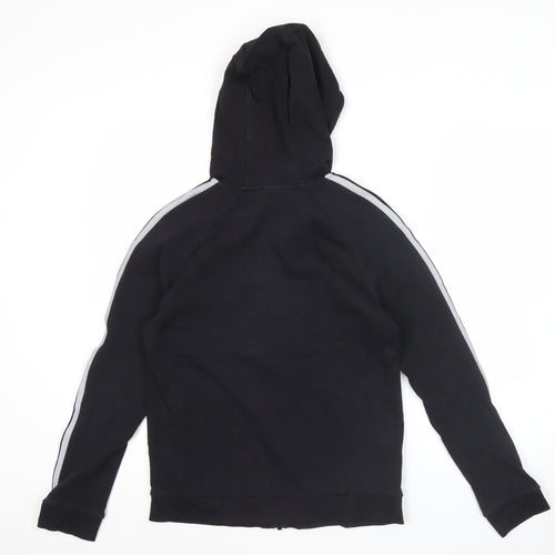 Fila Men’s Black XS Full Zip Hoodie with Logo & Pockets
