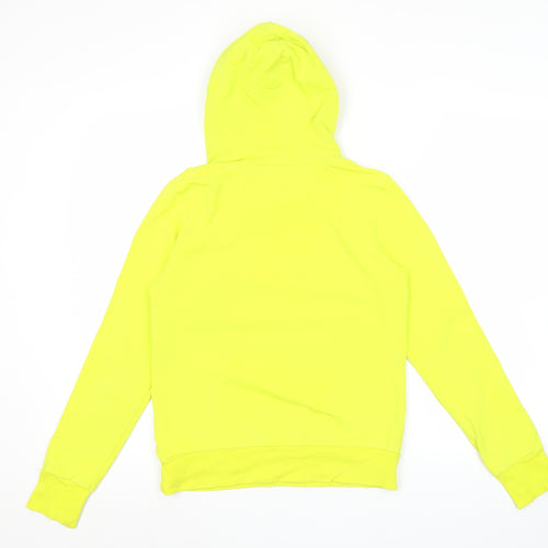Kappa Women’s Yellow Hoodie Size 10 Pullover Logo Sportswear