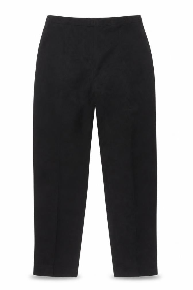 Gina Womens Black Size 12 Straight Leg Viscose Blend Trousers