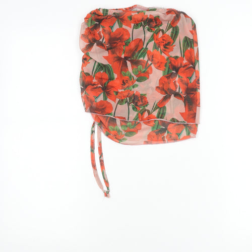 PrettyLittleThing Women’s Multicoloured Floral Wrap Skirt Size 6