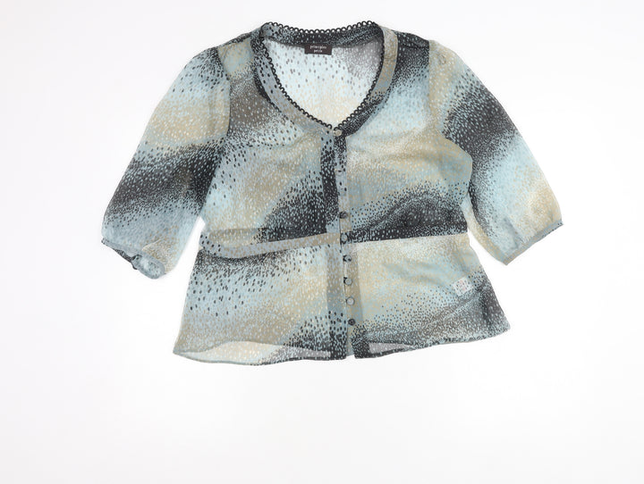 Principles Petite Women’s Multicoloured Size 16 Chiffon Blouse