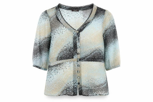 Front view of Principles Petite Women’s Multicoloured, size UK 16, Chiffon Blouse
