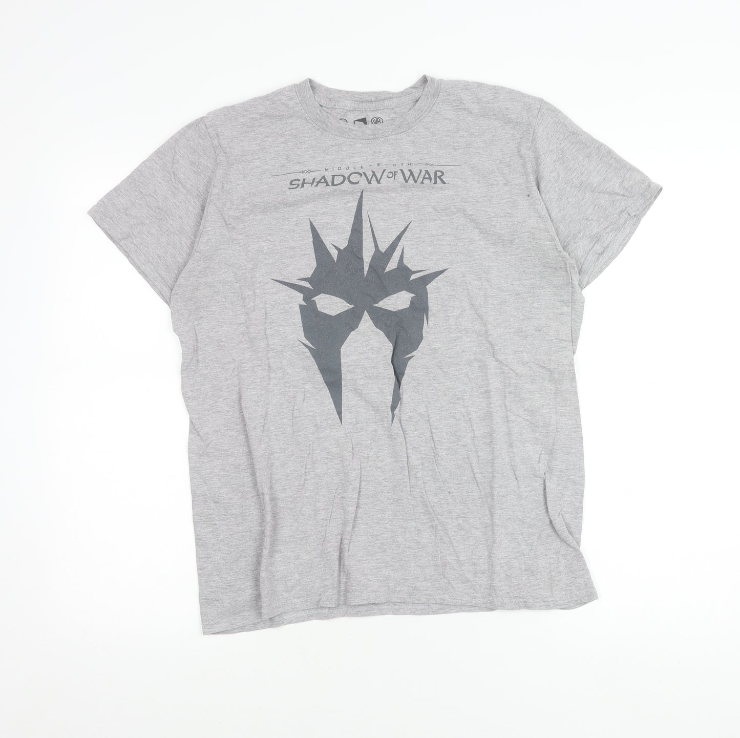 WB Games Men’s Grey Lord of the Rings Shadow of War Graphic T-Shirt M