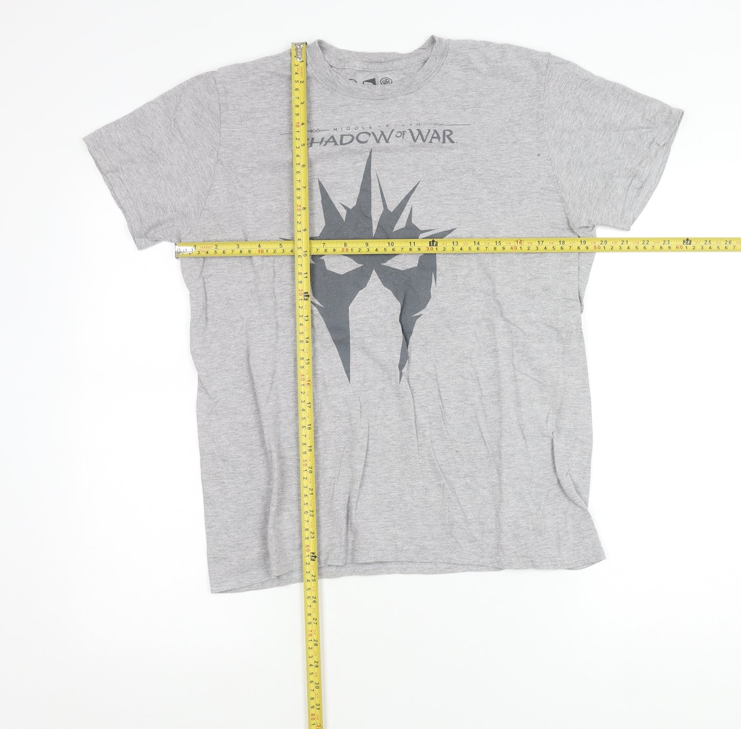 WB Games Men’s Grey Lord of the Rings Shadow of War Graphic T-Shirt M