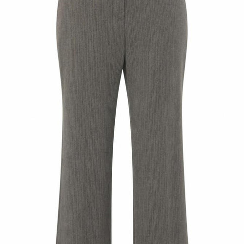 BHS Womens Brown Striped Dress Pants Size 14 Straight Work Trousers
