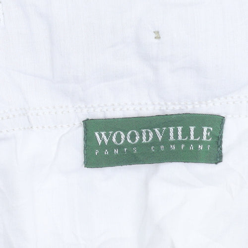 Woodville Men's Beige 3XL Chino Trousers Straight Leg 38W