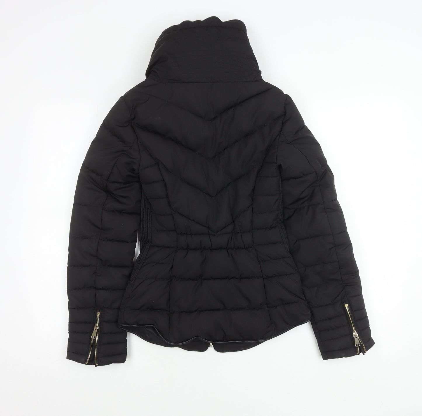 Atmosphere Womens Black Puffer Jacket Coat Size 6 UK Winter Casual