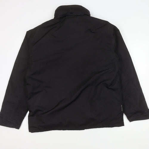 Mountain Essentials Men’s Black M Parka Jacket Hooded Polyester