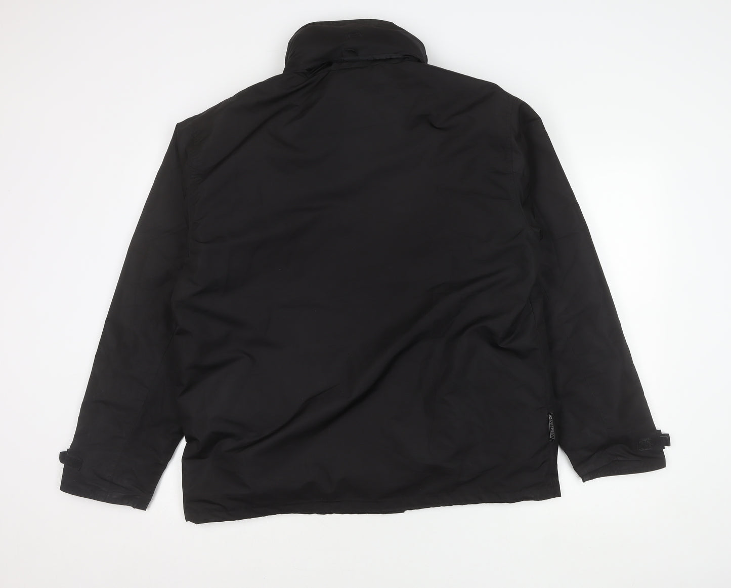 Mountain Essentials Men’s Black M Parka Jacket Hooded Polyester