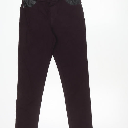DKNY Jeans Womens Purple Jeggings Size S Skinny Stretch Denim