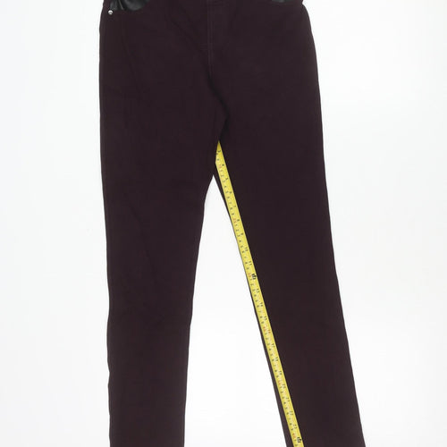DKNY Jeans Womens Purple Jeggings Size S Skinny Stretch Denim