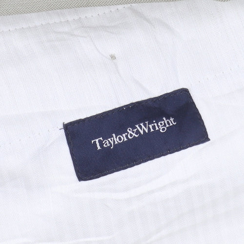 Taylor & Wright Men's Beige 36x29 Dress Pants Trousers