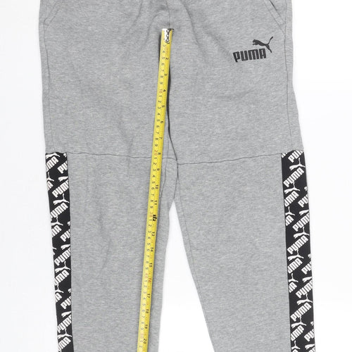 Puma Men’s Grey Sweatpants S Sports Jogger Trousers