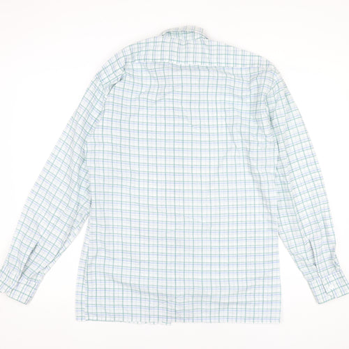 Pierre Leon Men's Multicoloured Check Long Sleeve Dress Shirt Size 15 Regular