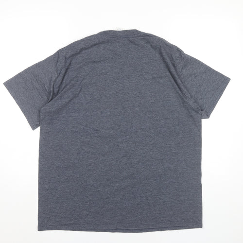Gildan Men’s Grey XL Graphic Motorcycle Sports T-Shirt