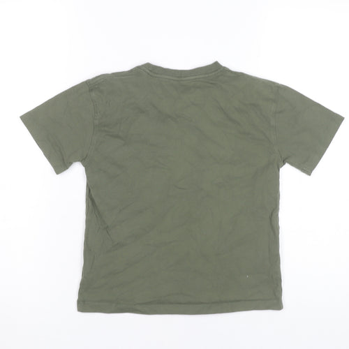 John Lewis Boys Green 9 Years Cotton Short Sleeve Basic T-Shirt