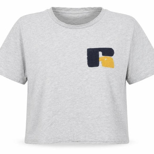 Russell Athletic Womens Grey Short Sleeve Crew Neck T-Shirt S