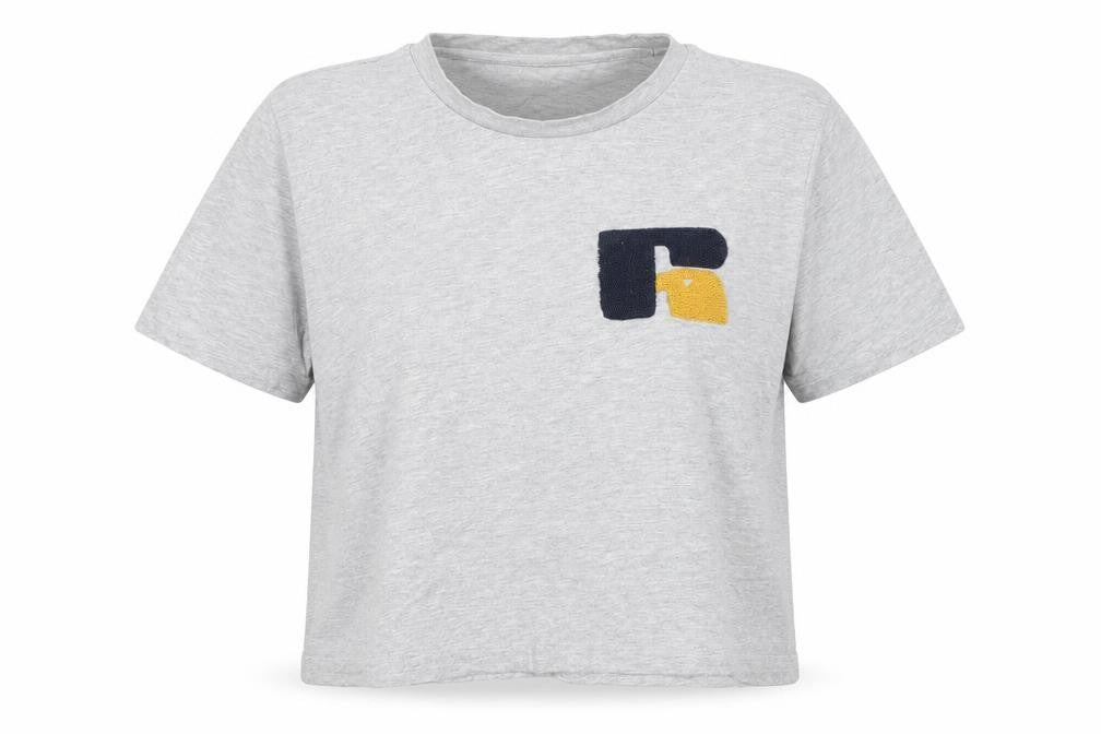 Russell Athletic Womens Grey Short Sleeve Crew Neck T-Shirt S