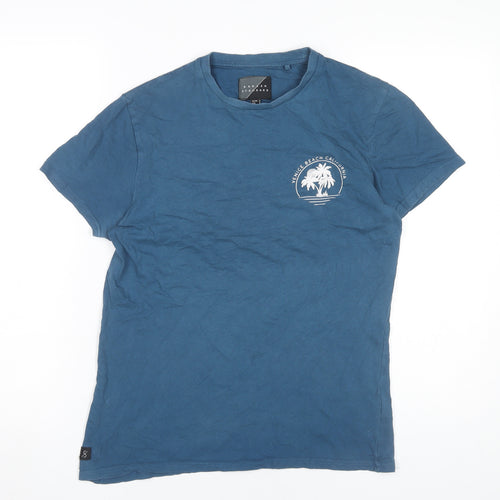 Broken Standard Men's Blue Small Venice Beach Graphic T-Shirt