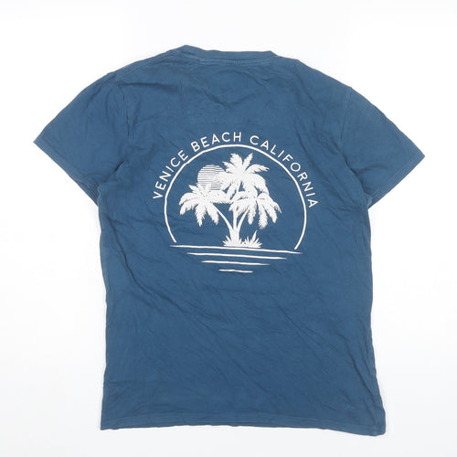 Broken Standard Men's Blue Small Venice Beach Graphic T-Shirt