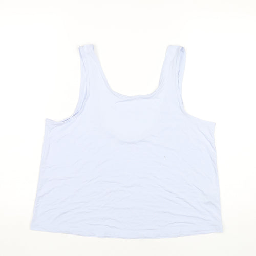 Sweaty Betty Women’s Blue Modal Tank Top M Relaxed Fit Yoga Vest