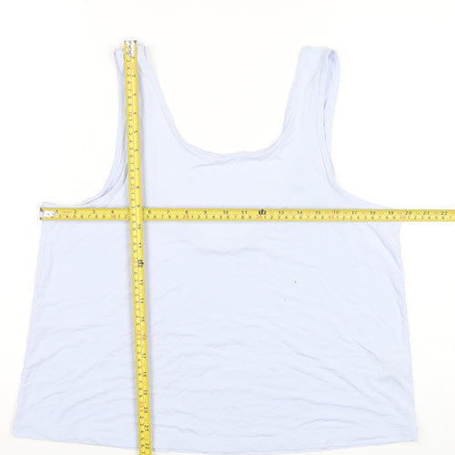 Sweaty Betty Women’s Blue Modal Tank Top M Relaxed Fit Yoga Vest