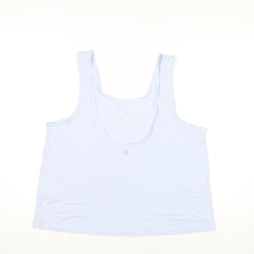 Sweaty Betty Women’s Blue Modal Tank Top M Relaxed Fit Yoga Vest