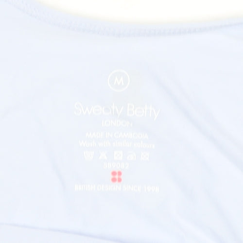 Sweaty Betty Women’s Blue Modal Tank Top M Relaxed Fit Yoga Vest