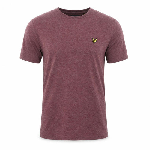 Lyle & Scott Men’s Red Crew Neck Embroidered Logo T-Shirt Size M
