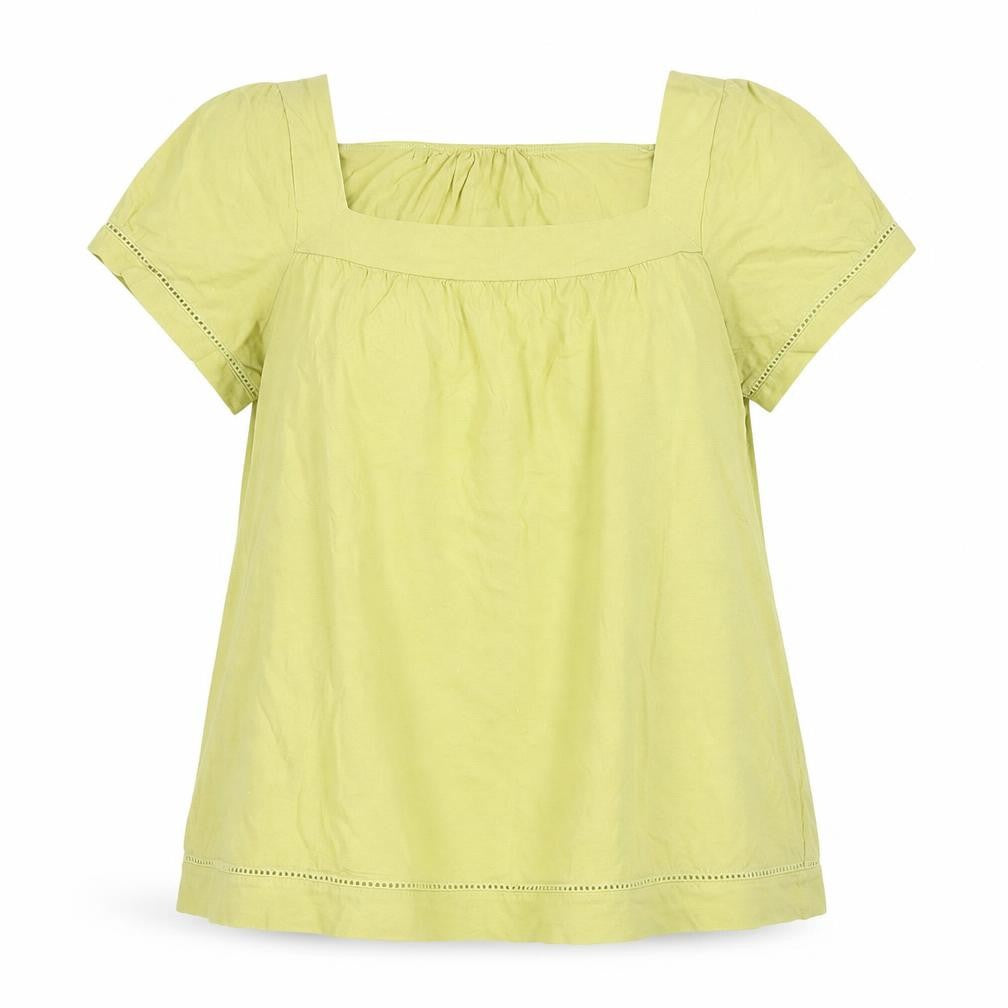 Marks and Spencer Women Green Cotton Tunic Blouse UK 16