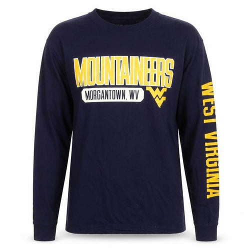 Russell Unisex Blue Long Sleeve University T-Shirt M