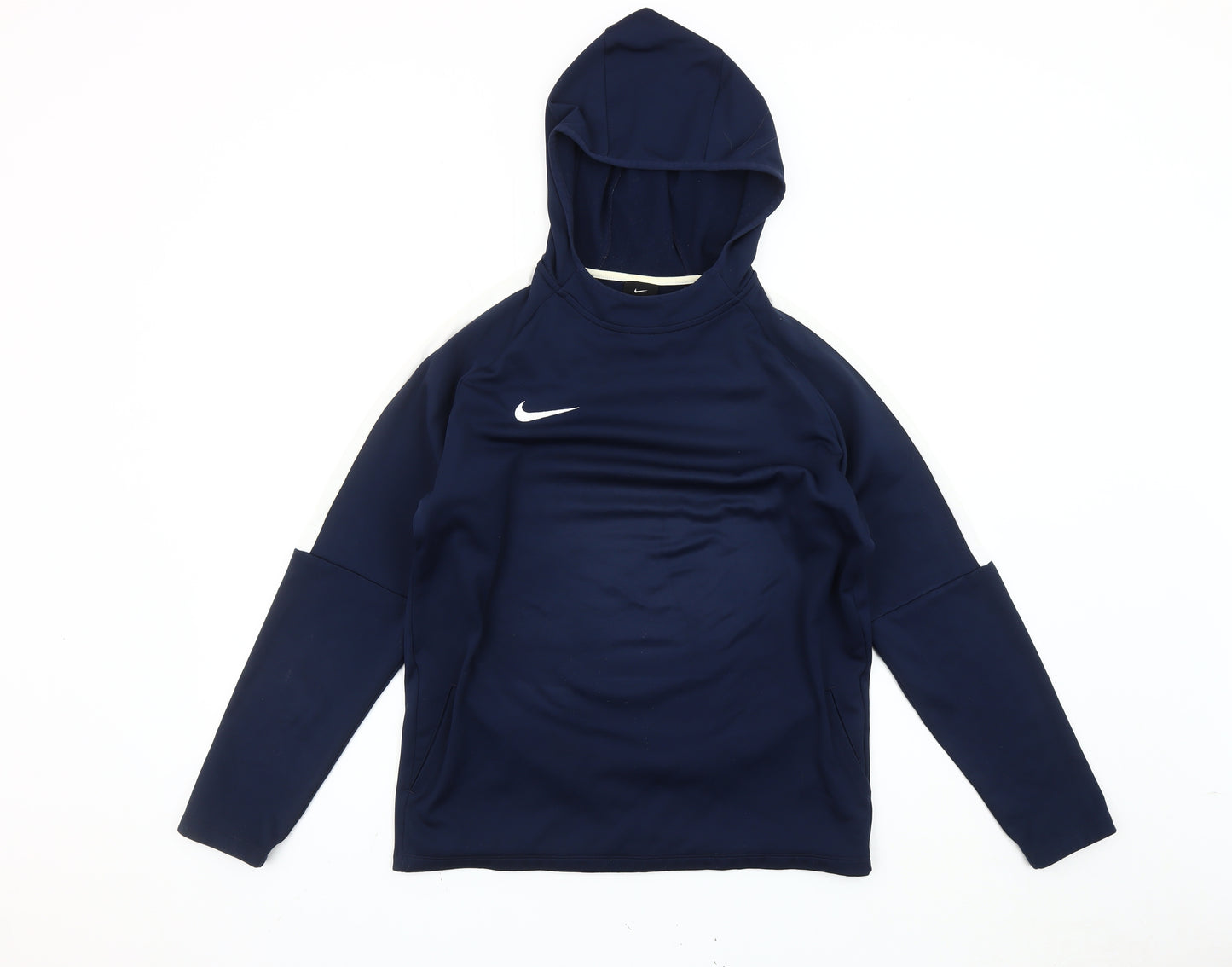 Nike Teens Blue XL Pullover Hoodie Dri-Fit Sportswear