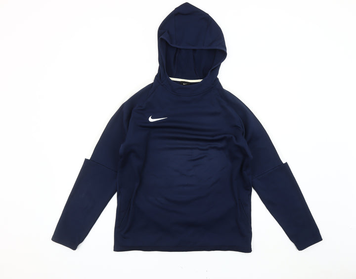 Nike Teens Blue XL Pullover Hoodie Dri-Fit Sportswear