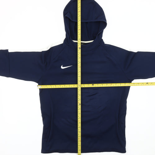 Nike Teens Blue XL Pullover Hoodie Dri-Fit Sportswear