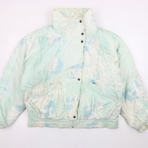 Luhkka Womens Multicoloured Size 12 Retro Polka Dot Puffer Jacket