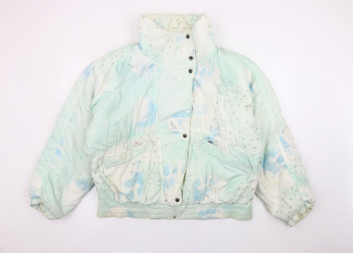 Luhkka Womens Multicoloured Size 12 Retro Polka Dot Puffer Jacket