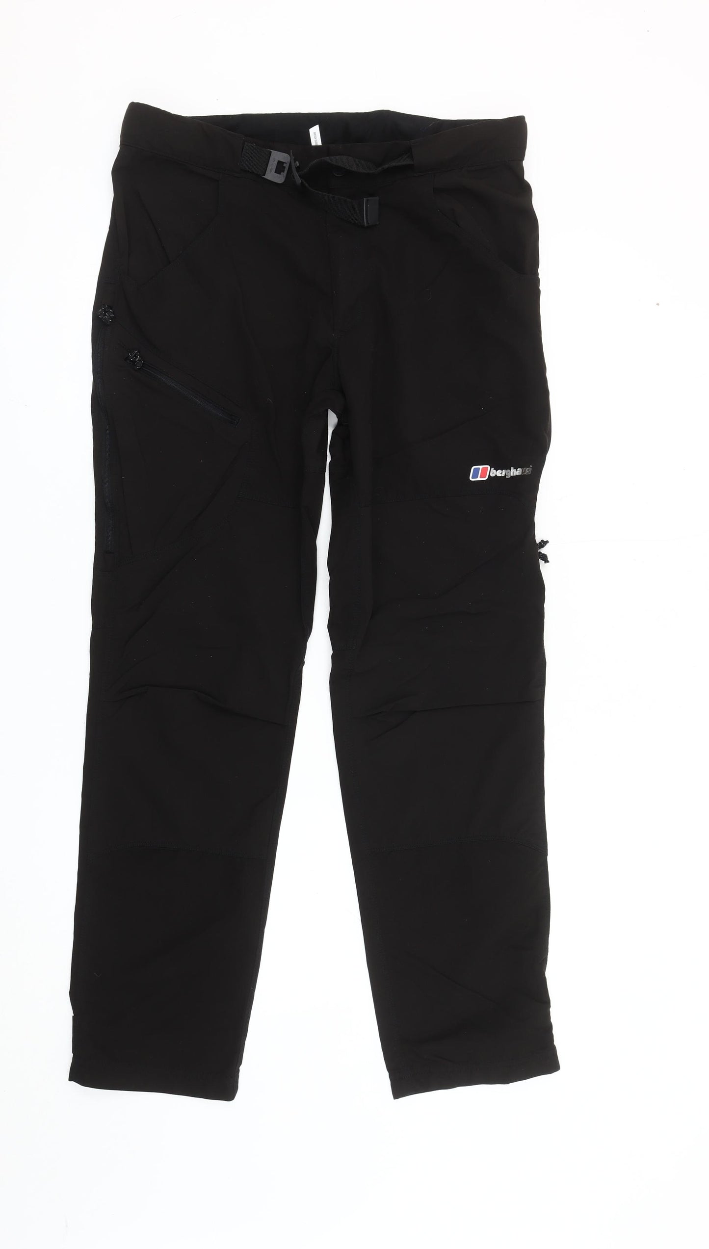 Berghaus Men’s Black Softshell Walking Trousers Size M 32in Leg