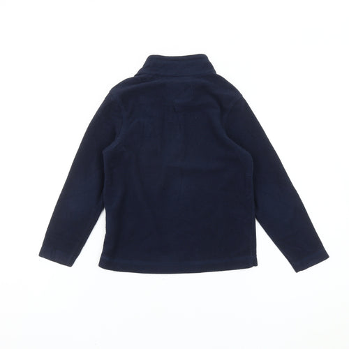 Regatta Boys Blue 5-6 Yrs Fleece 1/4 Zip Sweatshirt Outdoor Hiking Top