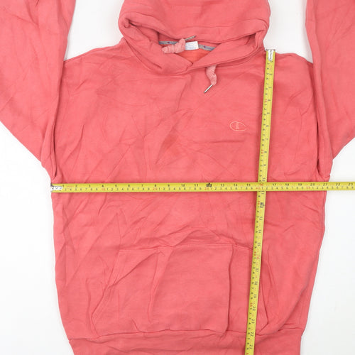Champion Women’s Pink Pullover Hoodie Medium Cotton Casual