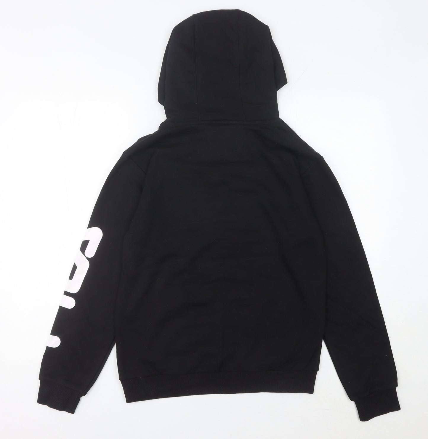 Fila Women’s Black Pullover Hoodie Size 12 Logo Sportswear